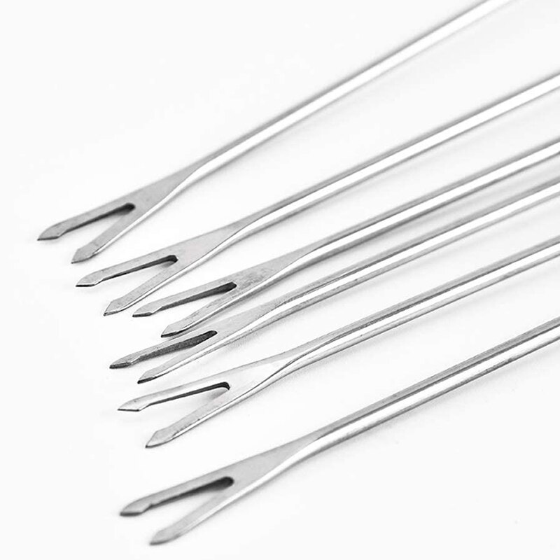 12 bâtons de torréfaction de guimauve, 9.45 pouces de Long en acier inoxydable fourchettes brochettes de -Dog prolongeant