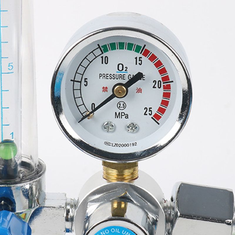 Xygen flowmåler oxygen flowmeter trykmåler oxygen trykregulator 0-10l/ min  g5/8 til ældre pr