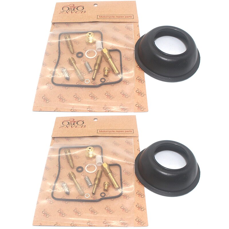 2 Set Voor XL600V 1989-1990 Transalp Xl 600 XL600 V Motorfiets Carburateur Reparatie Kit Plunger Membraan