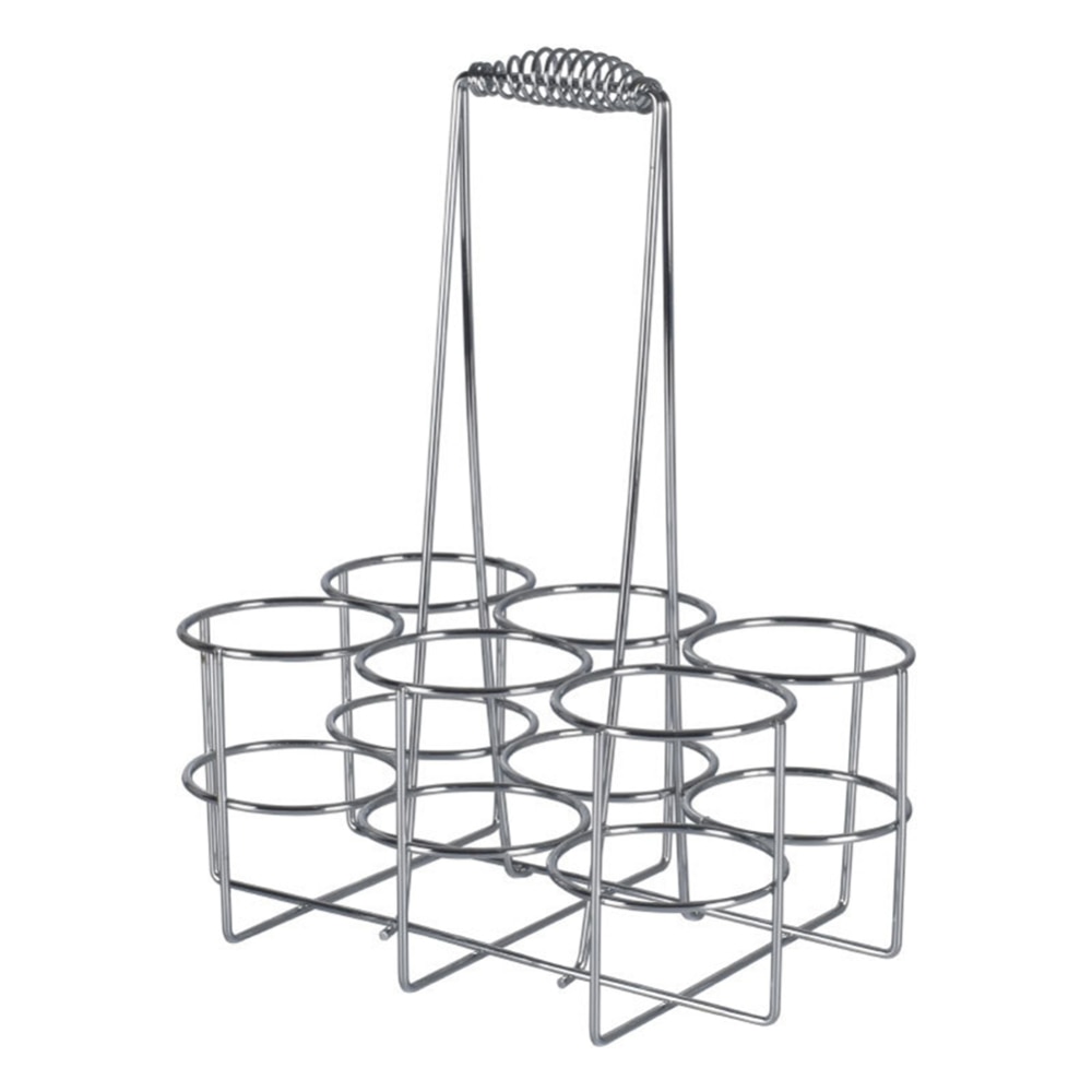 6 Bottle Beer Holder Party Beer Basket Rack Wine Caddy Stand for Home BBQ Hotel Bar Wine Beer Bottles For Home Bar Display