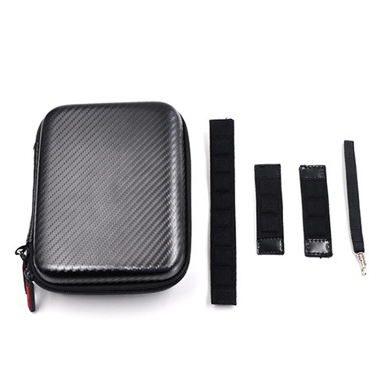 Dji-Osmo-Mobiele Pocket 2 Action Eva Waterdicht En Schokbestendig Pu Carbon Opbergdoos Beschermende Tas