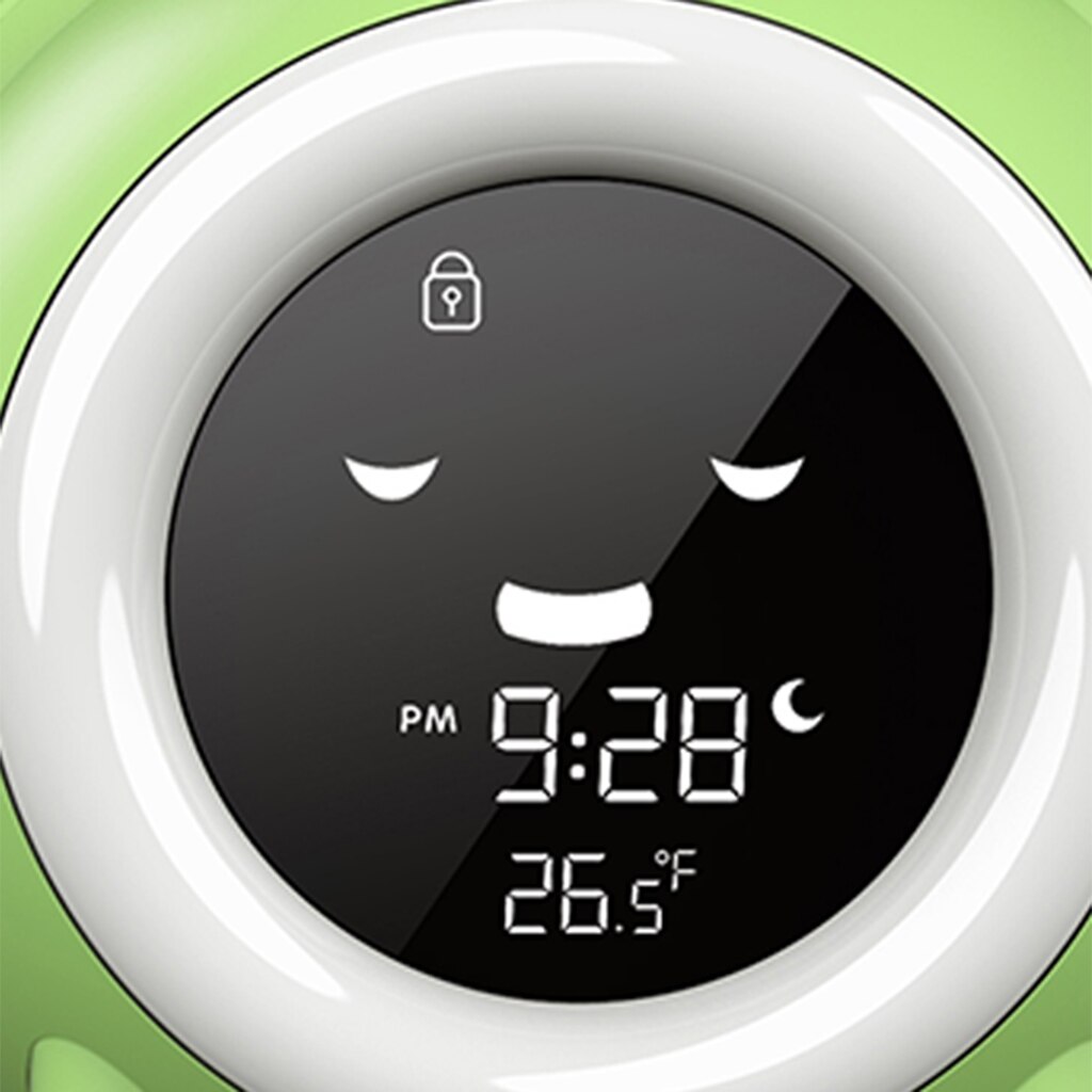 Kids Alarm Clock 5 Sounds Child Sleep Trainer 12/24H USB Snap Timer Clocks Snooze Sleeping Sound Machine Clocks Ornament