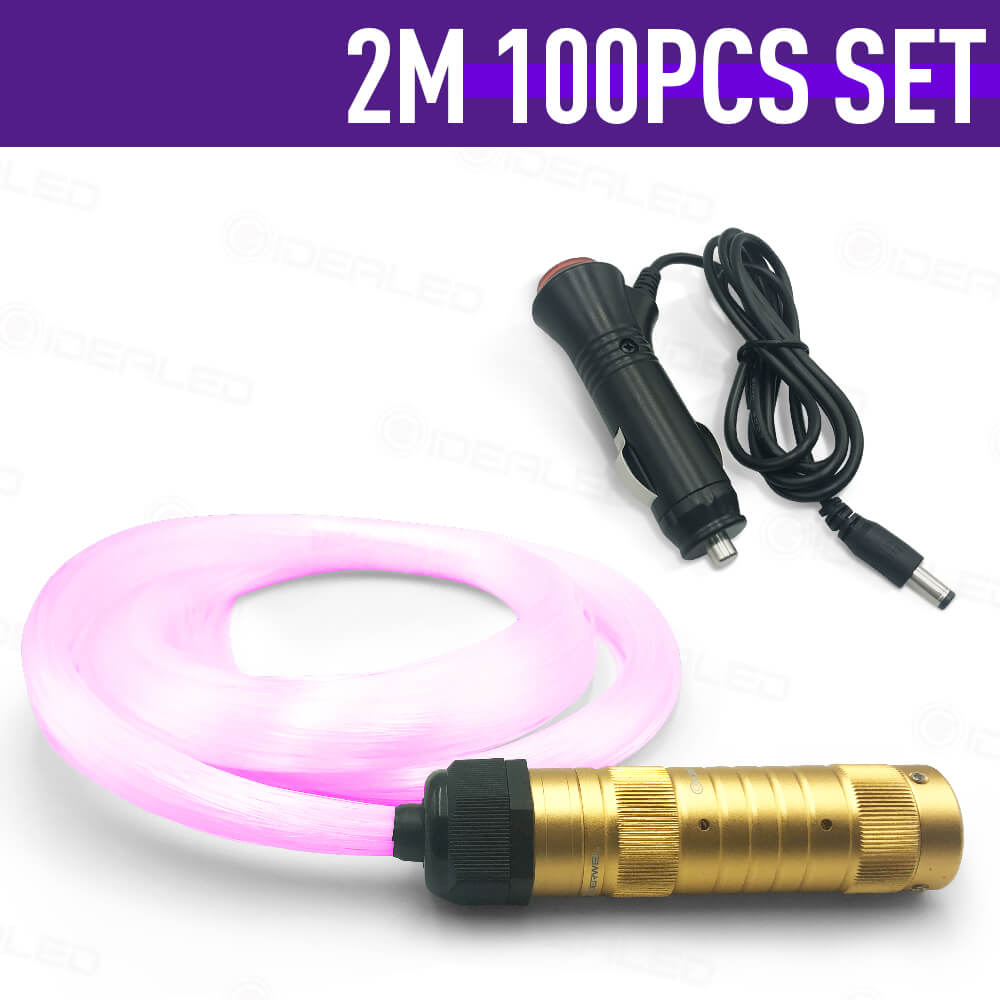 Optic Fiber Lights 0.75mm Smart APP control RGBW Starry Sky Ceiling night Light Optical Fiber Cable available Car Decoration