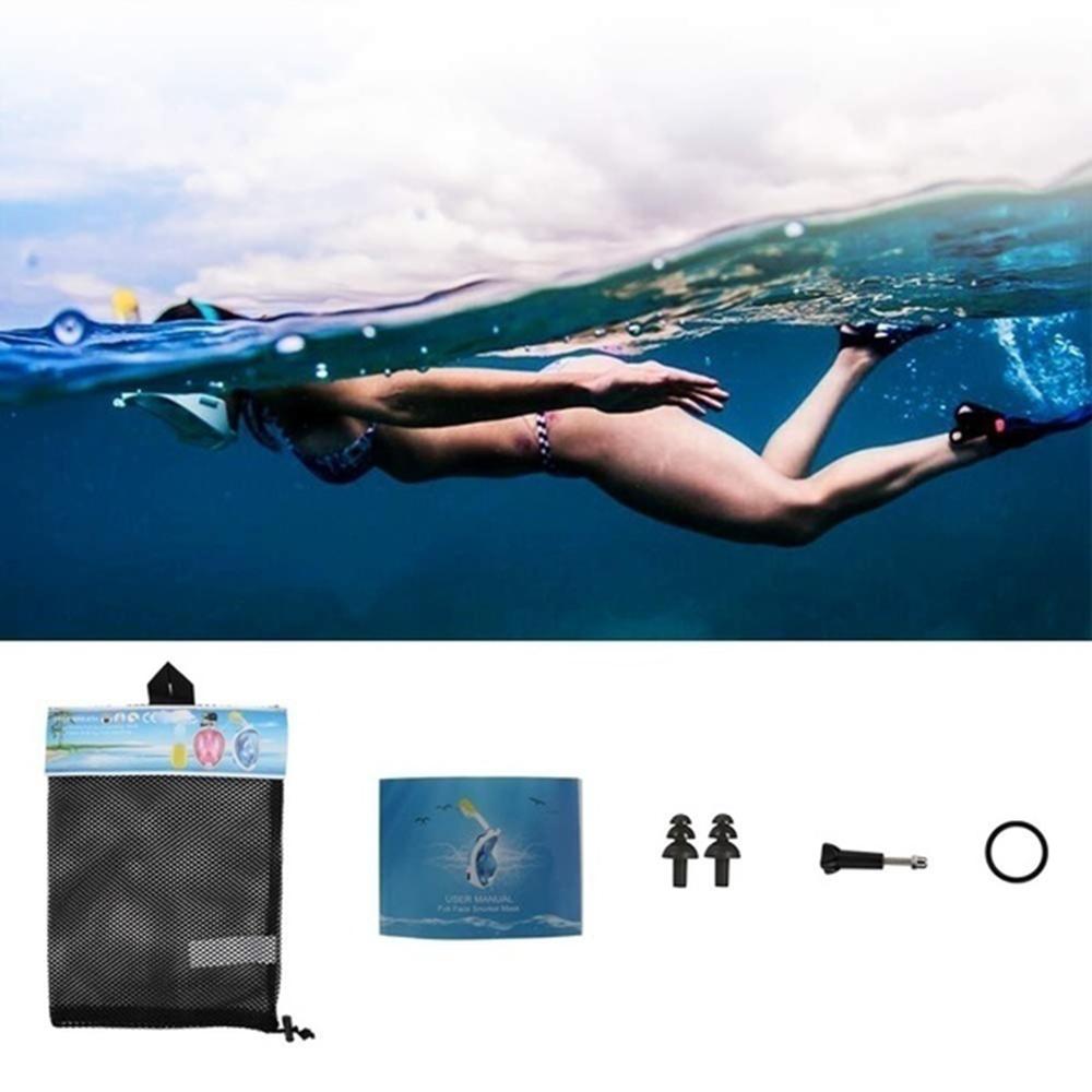 2020 novo underwater scuba máscara facial completa mergulho anti nevoeiro rosto cheio máscara de mergulho seguro e à prova dwaterproof água equipamento de natação para adulto