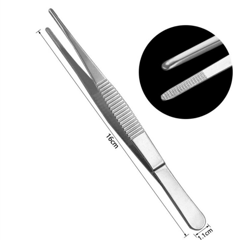 Curved Forceps Stainless Steel Tweezers Home Me dical Dental Precision Plier Garden Kitchen Tools 12.5/14/16/18 cm