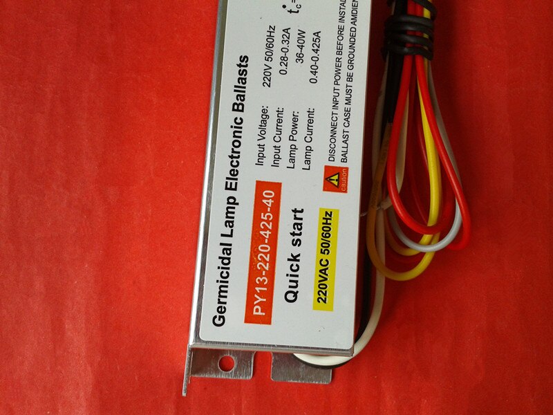 40W Ballast PY13-230-425-40 Special Ballast for Ultraviolet Lamp 36-40W Ballast