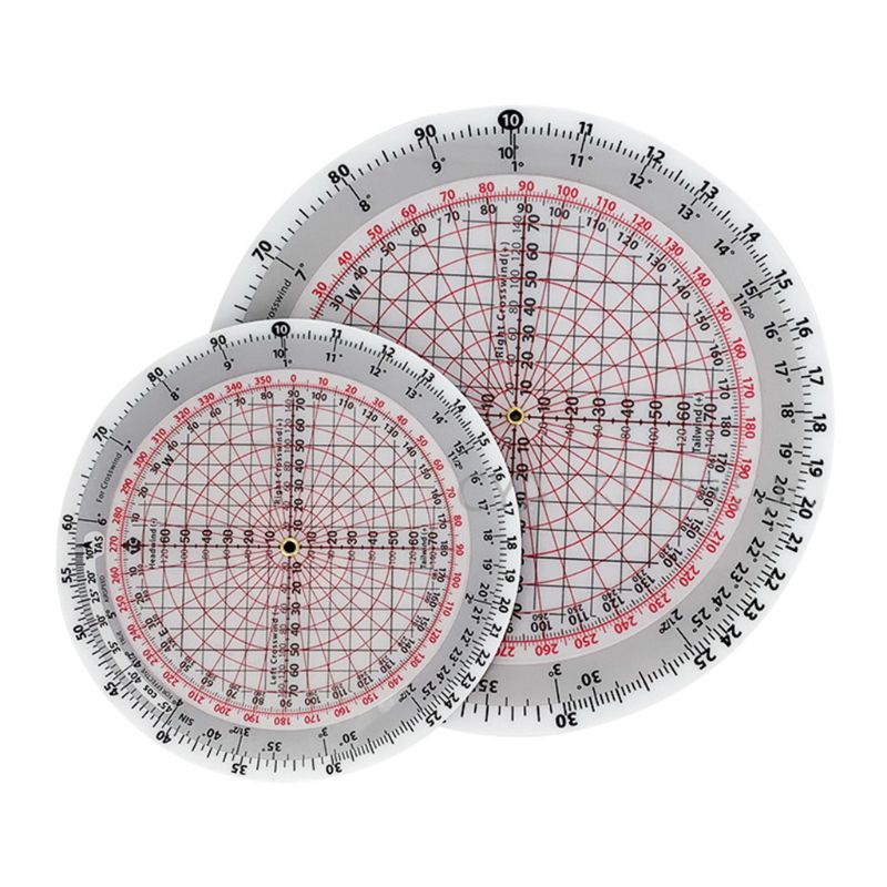 E6B Aviation Round Shape Circular Vector Flight Measuring Computer Calculator