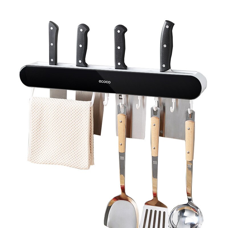 Multifunctional wall-mounted kitchen knife holder knife chopsticks cage integrated shelf kitchen knife storage rack