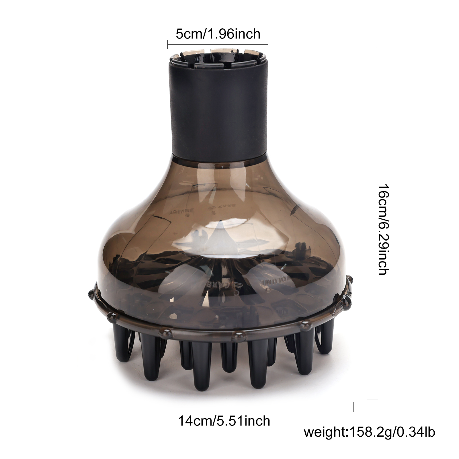 Salon Hairdryer Diffuser Tool Cover Adjustable Temperature Resistant Dispersing Drying Hair Scalable Curly Hair Fixed Styling