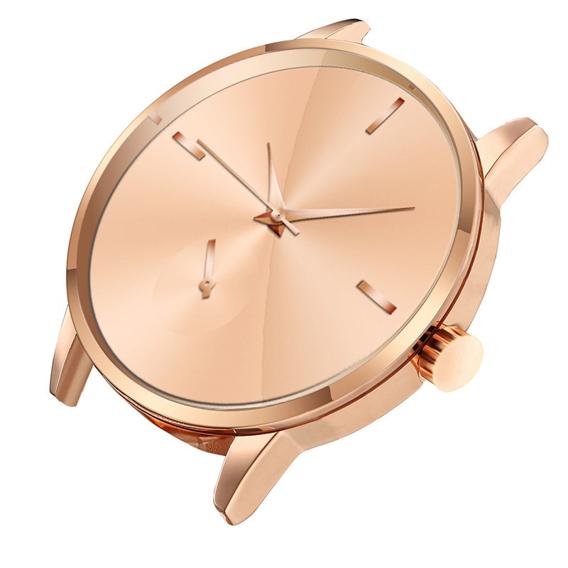 Schaal Horloge Hoofd Horloge Accessoires Unisex Rose Gouden Zilveren Horloges