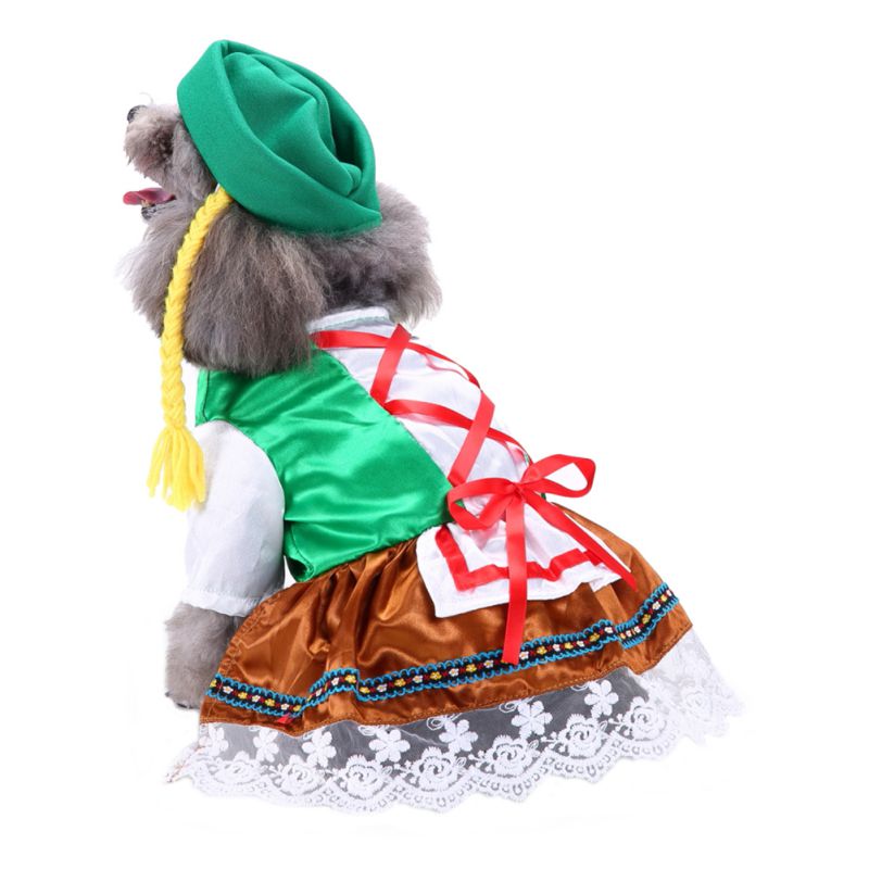 Hond Doek Kostuum Funny Pet Jurk Magic Matrozenpakje Kerst Uniform Hoed Halloween Party Fancy Dress Cosplay1