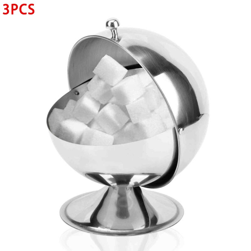 1/2/3PCS Edelstahl Sphärische Gewürz Dosen Salz Fl... – Vicedeal