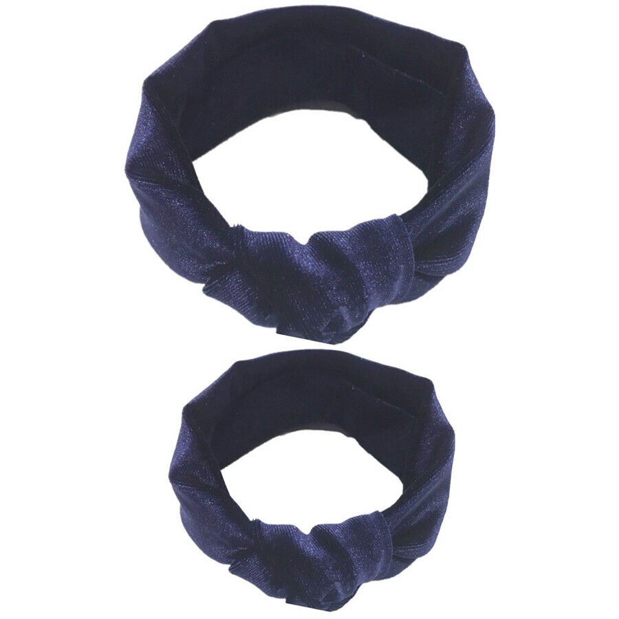 2 pièces mère & fille enfants bébé fille arc Turban bandeau accessoires de bandeau: C