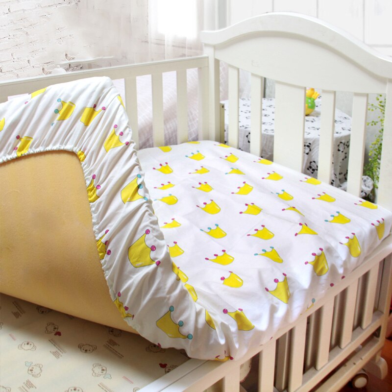Fisch Muster Baby Ausgestattet Blatt Elastische Baby Cot Matratze Abdeckung Anti Staub Kid Bettdecke Baumwolle Bettwäsche Protector Für Jungen mädchen: huangguan