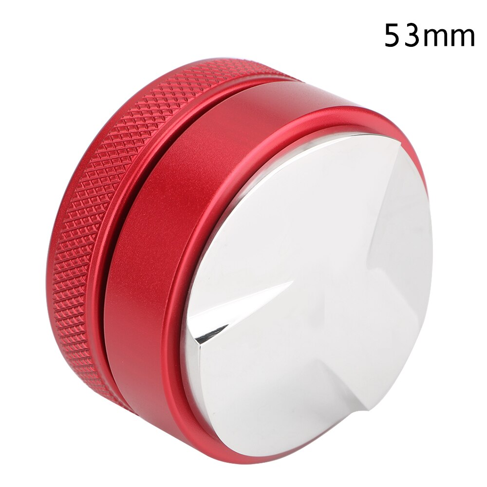 51/53/58mm 304 Acero inoxidable distribuidor de café Gadgets Accesorios de café Espresso Tampers de mano: Red 53mm