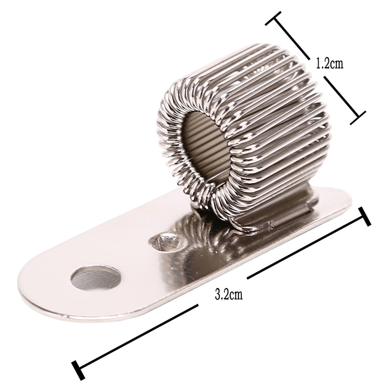 1 stk 32*12mm enkelt huls metal penholder med lommeclips læger sygeplejerske uniform penholdere