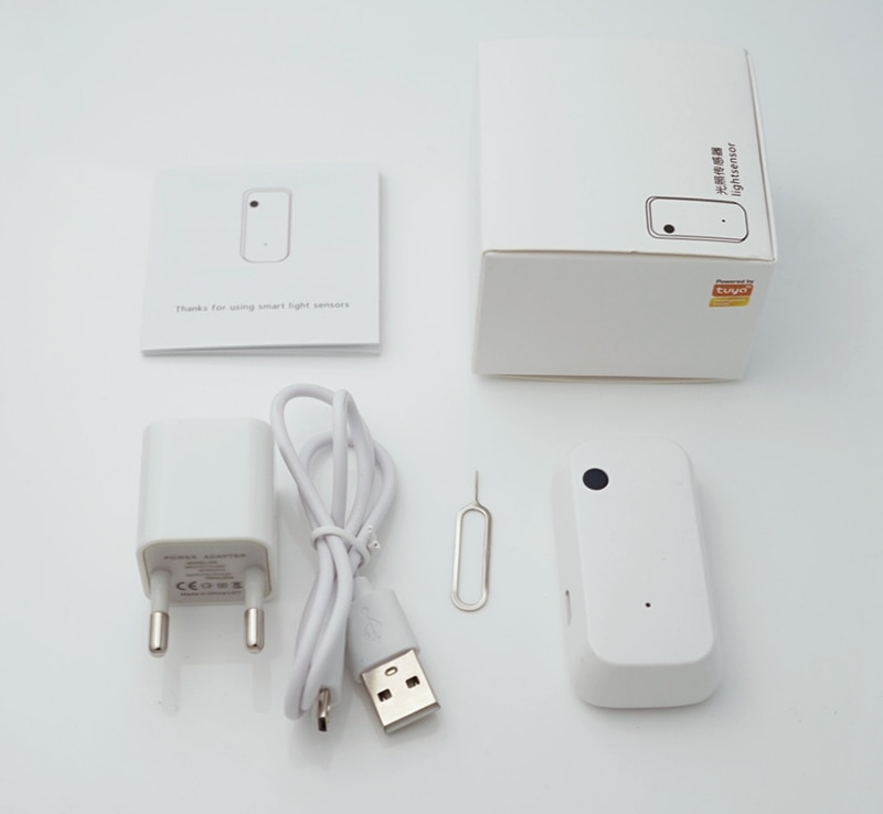 WIFI Wireless light sensor Automatic intelligent operation Brightness detectionAl linkage execution Tuya APP Control Smarthome