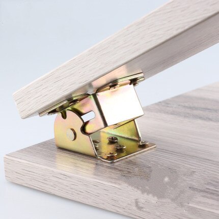 4 Stuks Iron Locking Folding Tafel Stoel Been Beugel Scharnier Self-Lock Opvouwbare Scharnieren Voor Meubelen hardware Tool