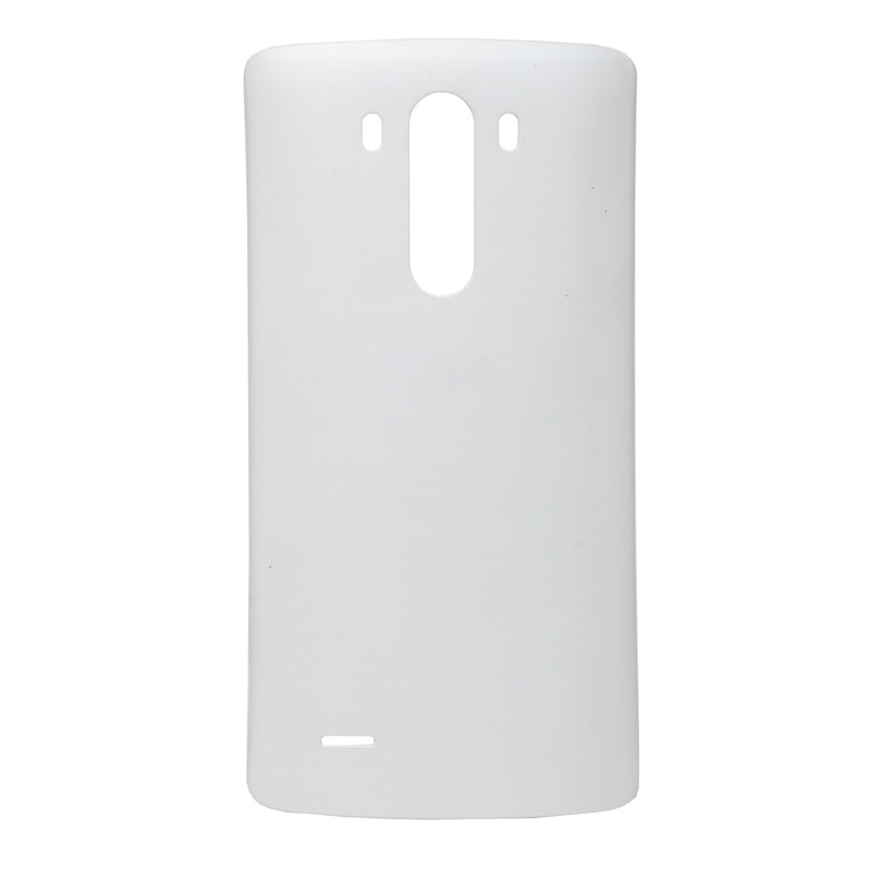 Original Battery Housing Cover for LG G4 G2 G3 G3 mini D850 D800 Wireless Charger Battery Door Rear Cover parts: G3 White