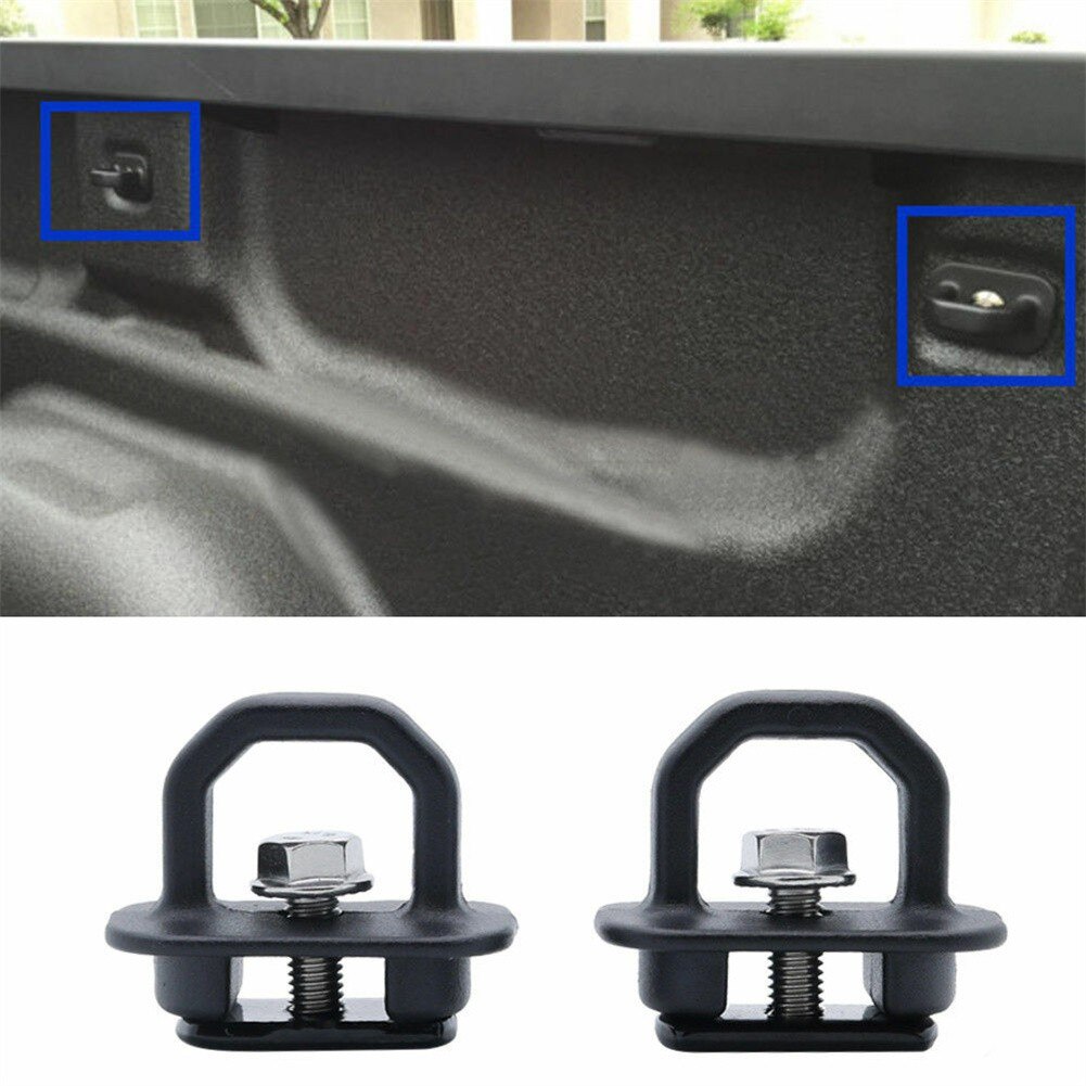 2pcs Car Tie Down Anchor Truck Bed Side Wall Anchors Trunk Fixed Lock For Pickup 2007 Chevy Silverado Replace Accessories