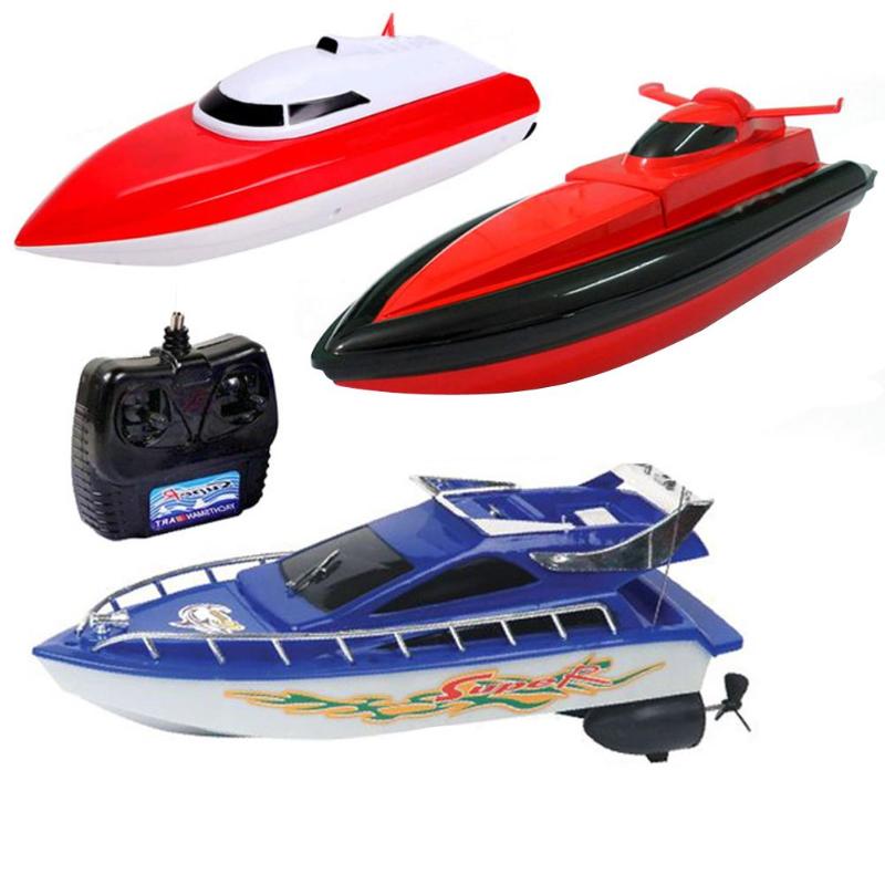 Kids Remote Control RC Super Mini Speed Boat High Performance Boat Toy Water Toys For Children