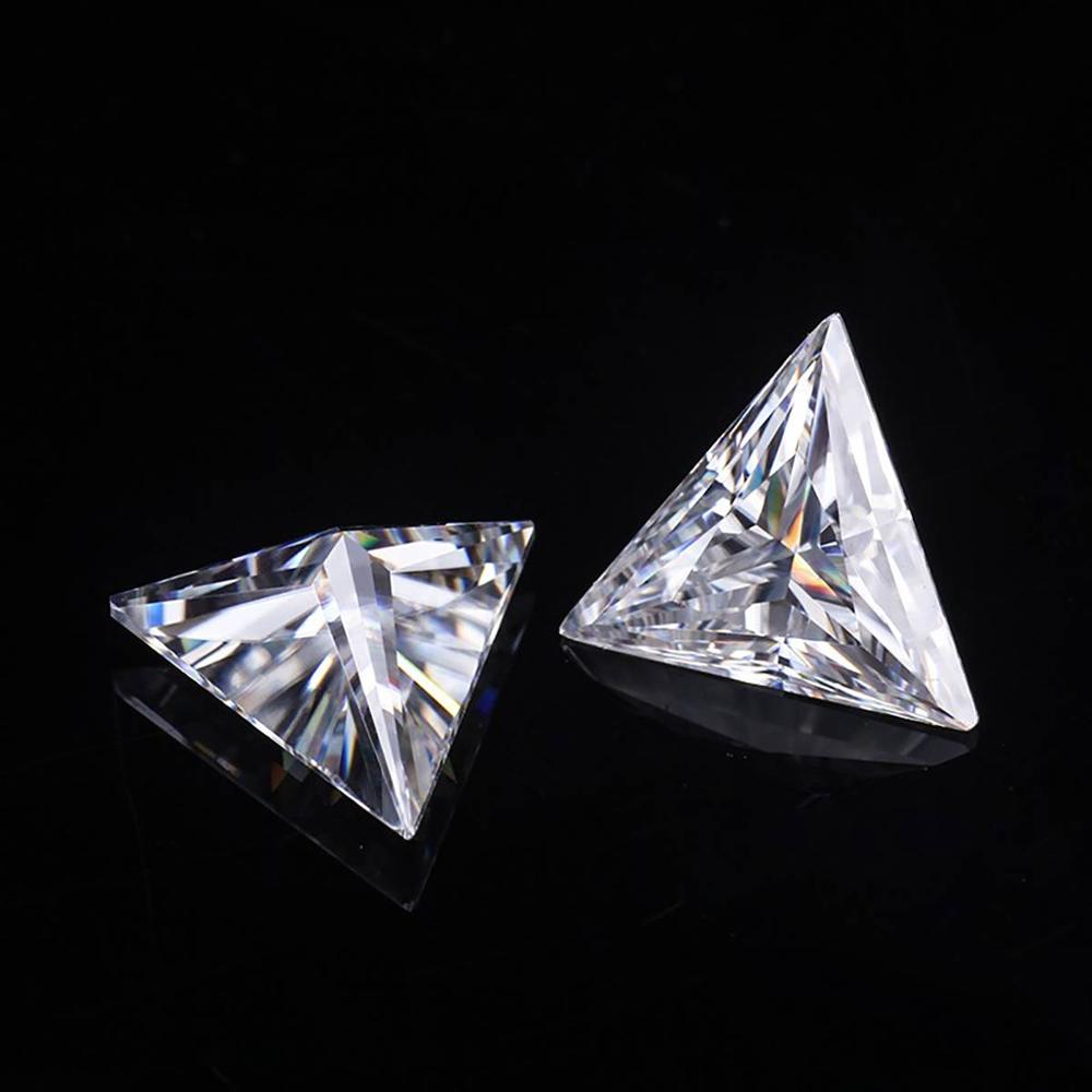 Szjinao Real 100% Losse Dimaond Moissanite Steen 1ct D Kleur VVS1 6.5Mm Edelsteen Trilliant Cut Voor Sieraden Met Gra certificaat