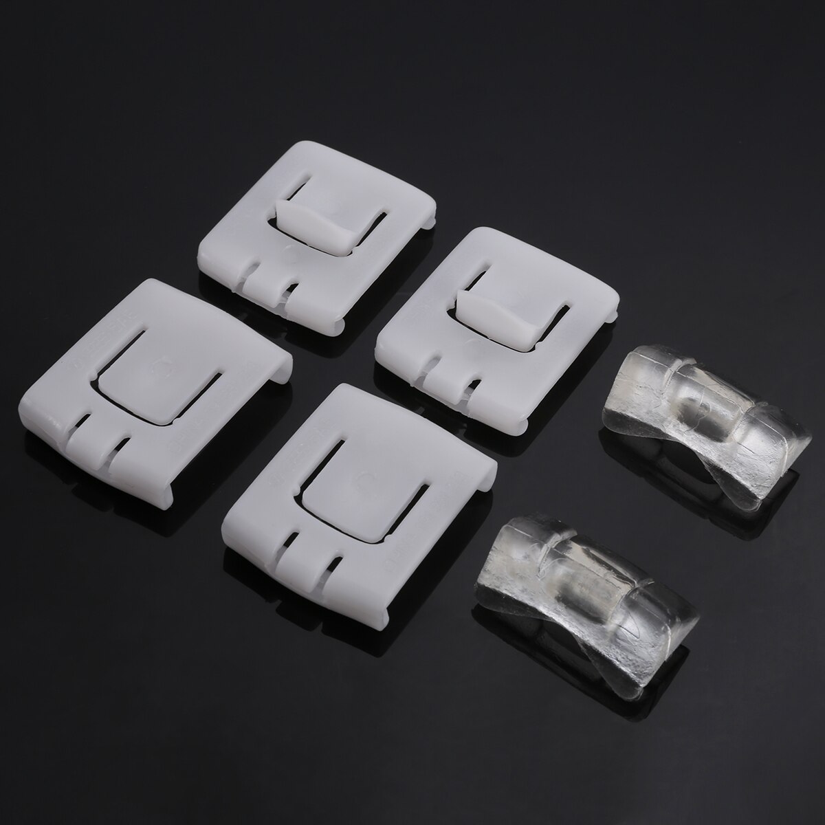6 Stuks Seat Rail Clip Gids Runner Stuk 435881203A Plastic Autostoel Gesp Sluiting Clips Voor V-W G-Olf MK1 MK2 MK3 C-Orrado