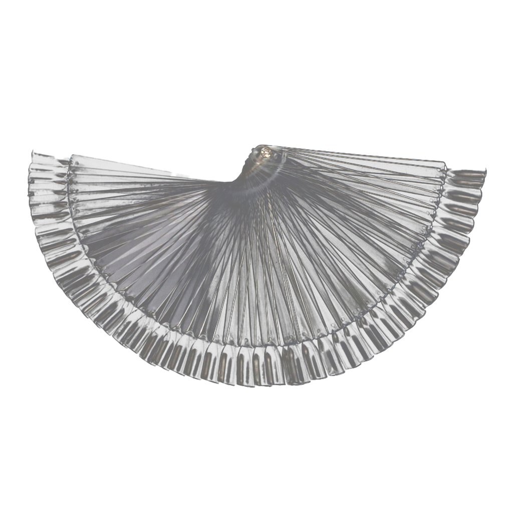 Nail Art Display Kleurstalen 100 Stuks Waaiervormige Kleurstalen Voor Praktijk Nail Stalen Kleurstalen Nep Nagels