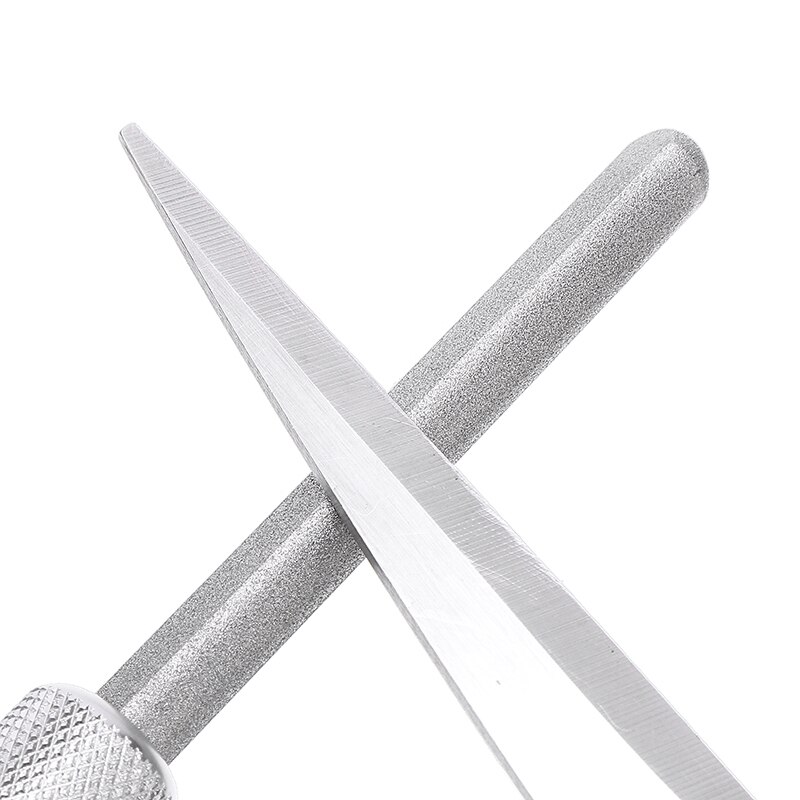 2in1 Diamond Pen Sharpener Pocket Blade Sharpener File For For Fishing Hooks Serrations Gut Hook Quick Sharpening