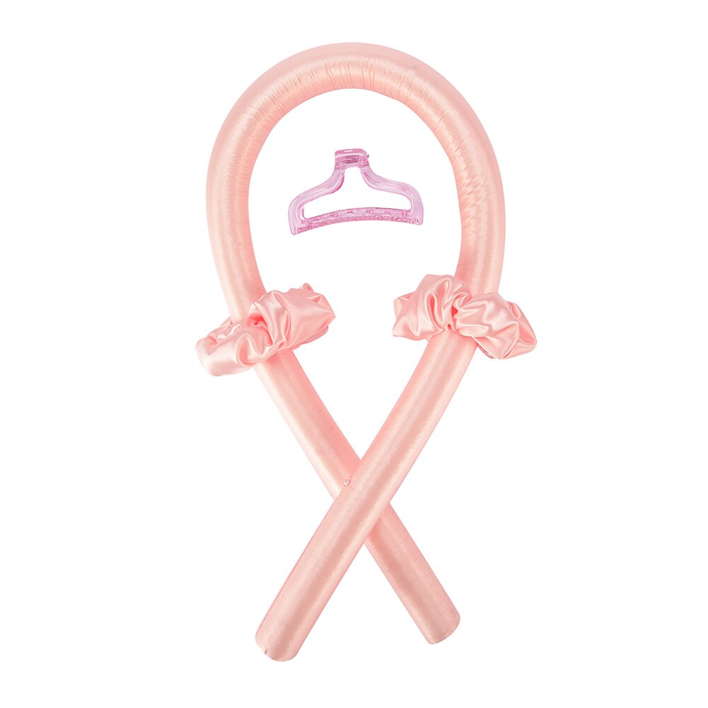Bigoudis pour cheveux doux, sans chaleur, sans chaleur, accessoire de coiffure: pink