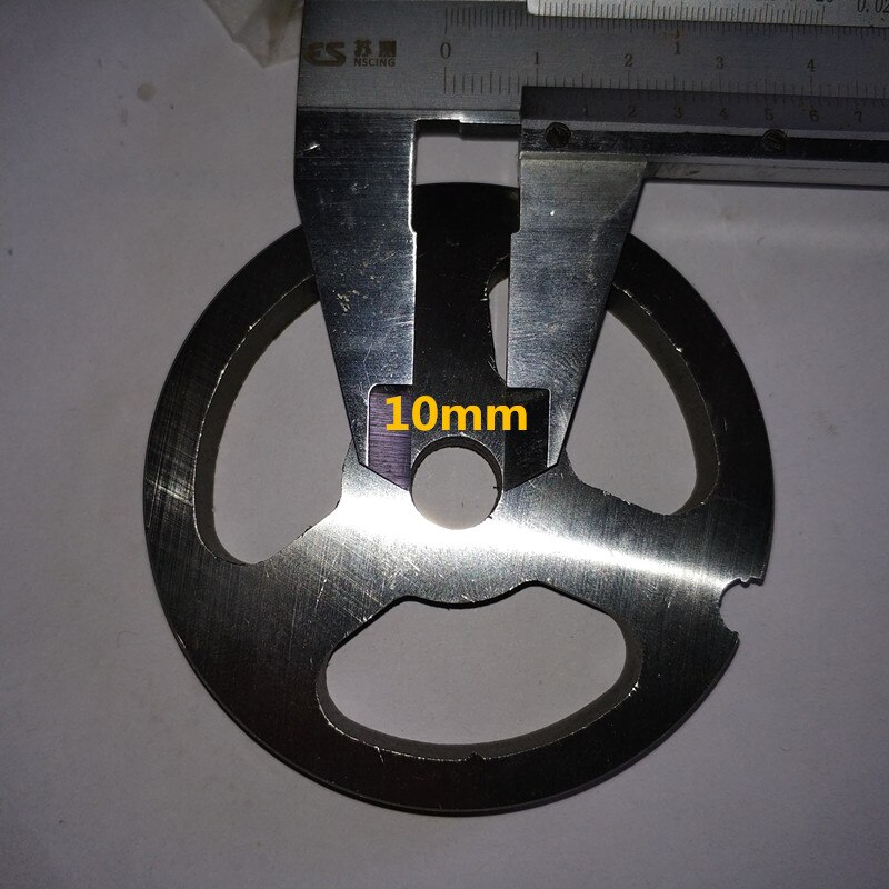 1 stuks 12 # vleesmolen plaat netto mes vleesmolen onderdelen Algemene Klysma drie gat mes netto Huishoudelijke apparaten voor keuken