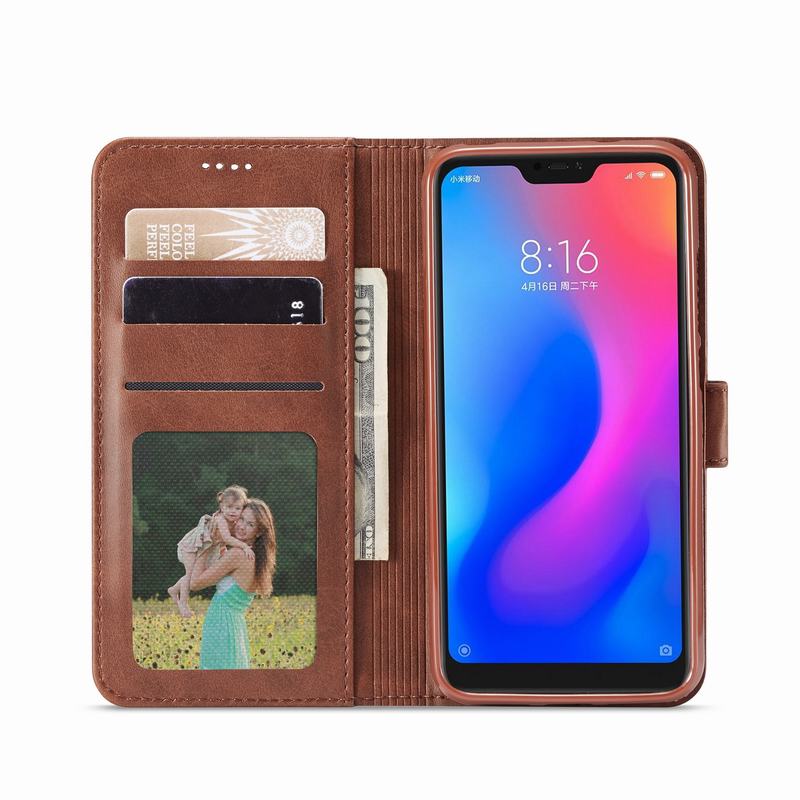 Stand fallen Für Xiaomi Mi A2 Lite kippen Abdeckung Luxus magnetisch Brieftasche schlicht Leder Telefon Fällen auf Xiomi Mi EIN 2 MiA2 Mia2lite Coque
