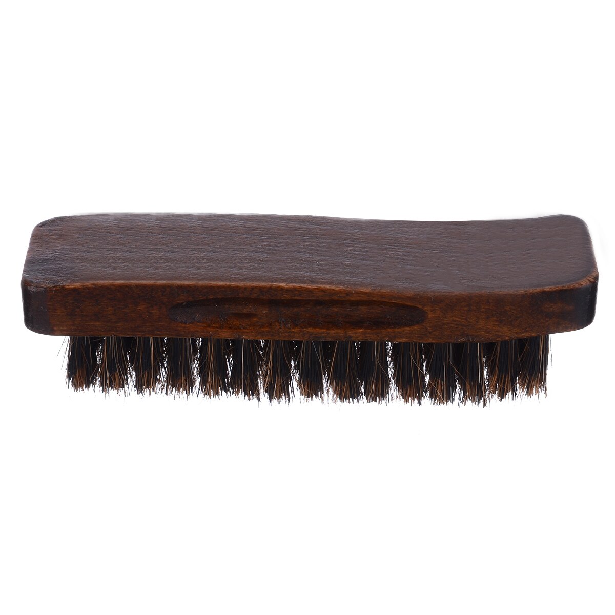 1pc Practical Wooden Handle Horse Hair Brush Boots Shoes Shine Polish Buffing Cleaner Brush Home Cleaning Tools