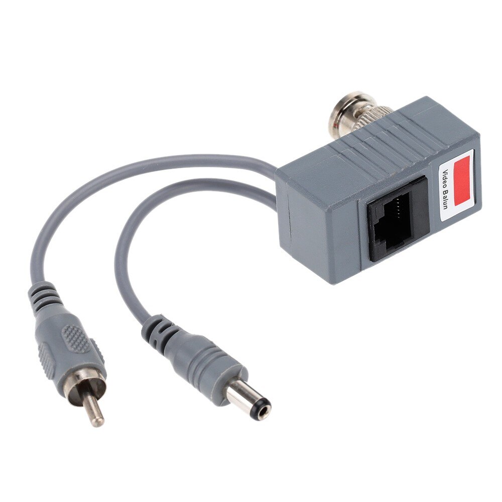 CCTV Camera Audio Video Power Balun Transceiver BNC UTP RJ45 with Audio Video and Power over CAT5/5E/6 Cable