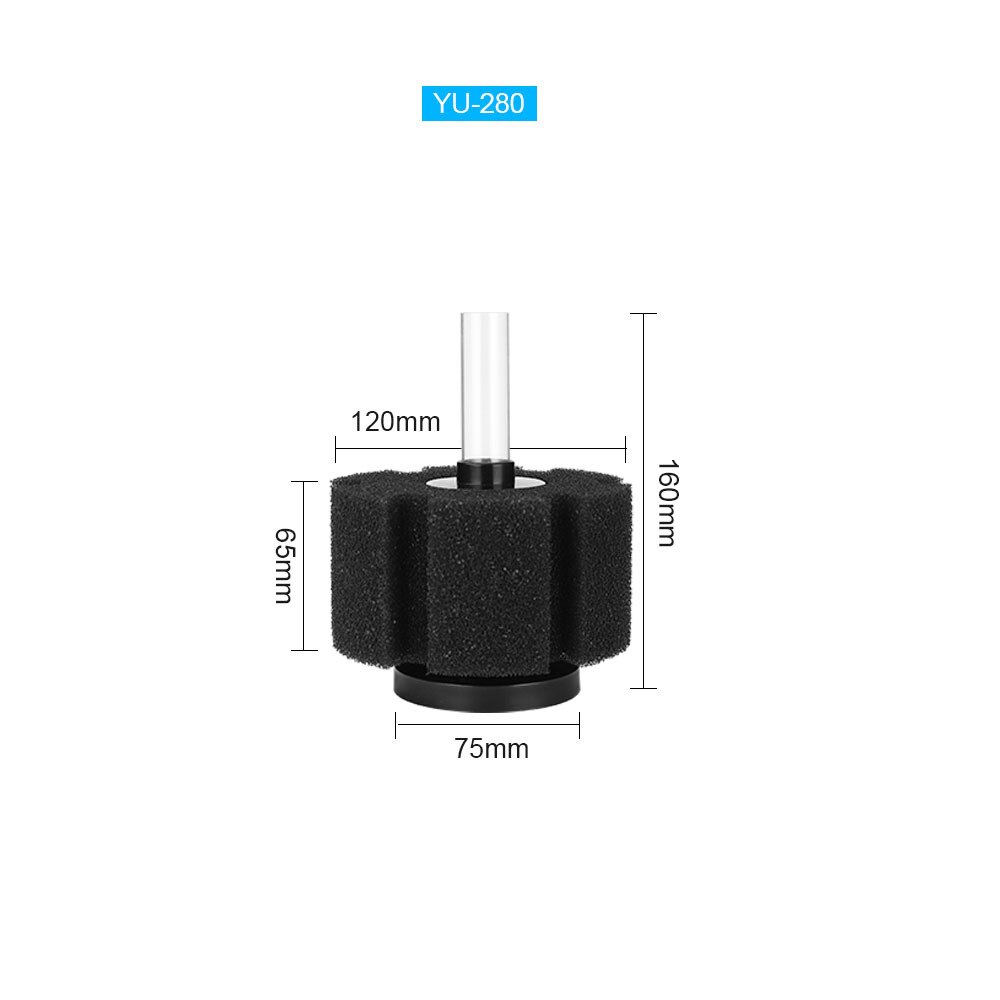 Fish Tank Filter Silent Water Fairy Biochemical Cotton Clean Filter Equipment Filter Cotton Fish Tank Filter Material: YU-280