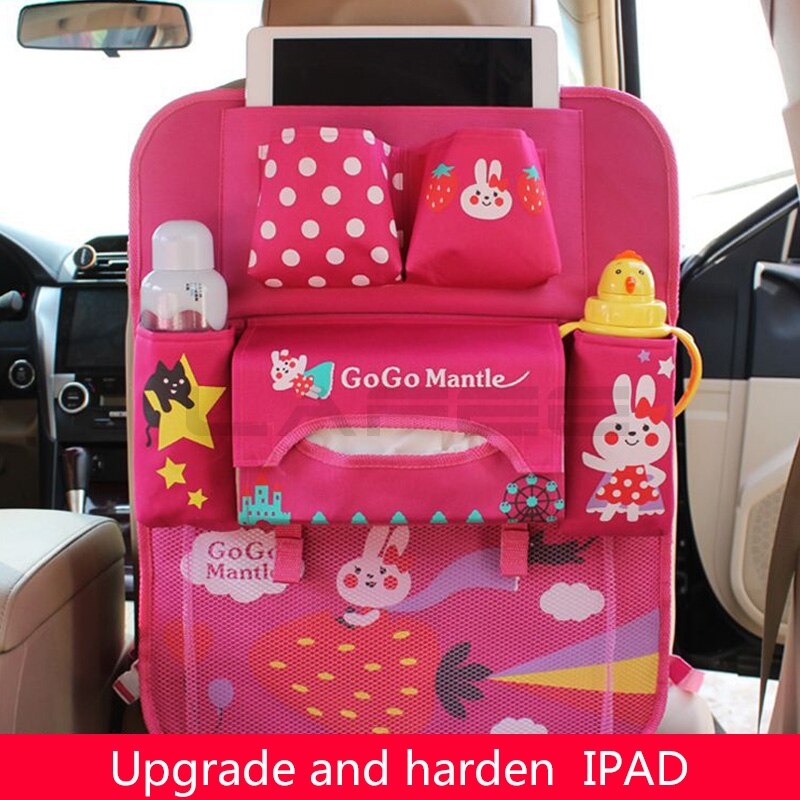 Cartoon Auto Seat Terug Storage Hang Bag Organizer Auto-Styling Baby Product Opbergen Opruimen Cartoon Auto Rugleuning Orgnizer: E