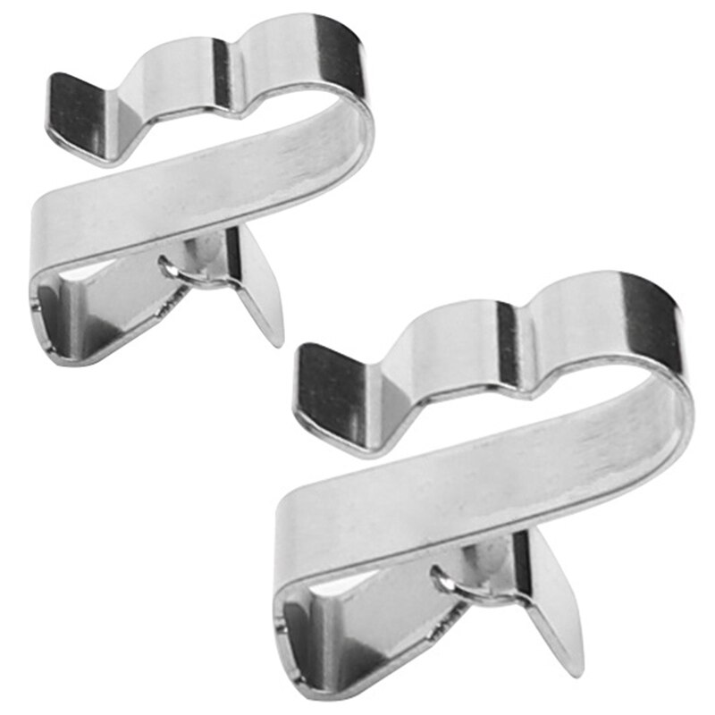 10/20Pcs Trailer Frame Draad Clips Zonnepaneel Draad Clips 304 Rvs Kabel Klemmen Dubbele Draad clip Voor Pv Bedrading