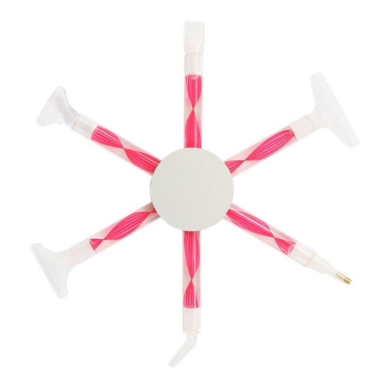 Multi-Placer Diamond Art Painting Pen Point Drill Pen Nail Point Pen for DIY Nail Crafts Sewing Handicrafts: Plastic-R