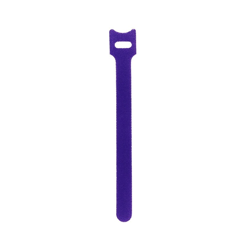 30pcs Reusable Cable Ties Cord Nylon Strap Hook Loop Tidy Organiser Tool Tidy Hook T-type Velcro Cable Tie 1.2x20cm Multi-color: Purple