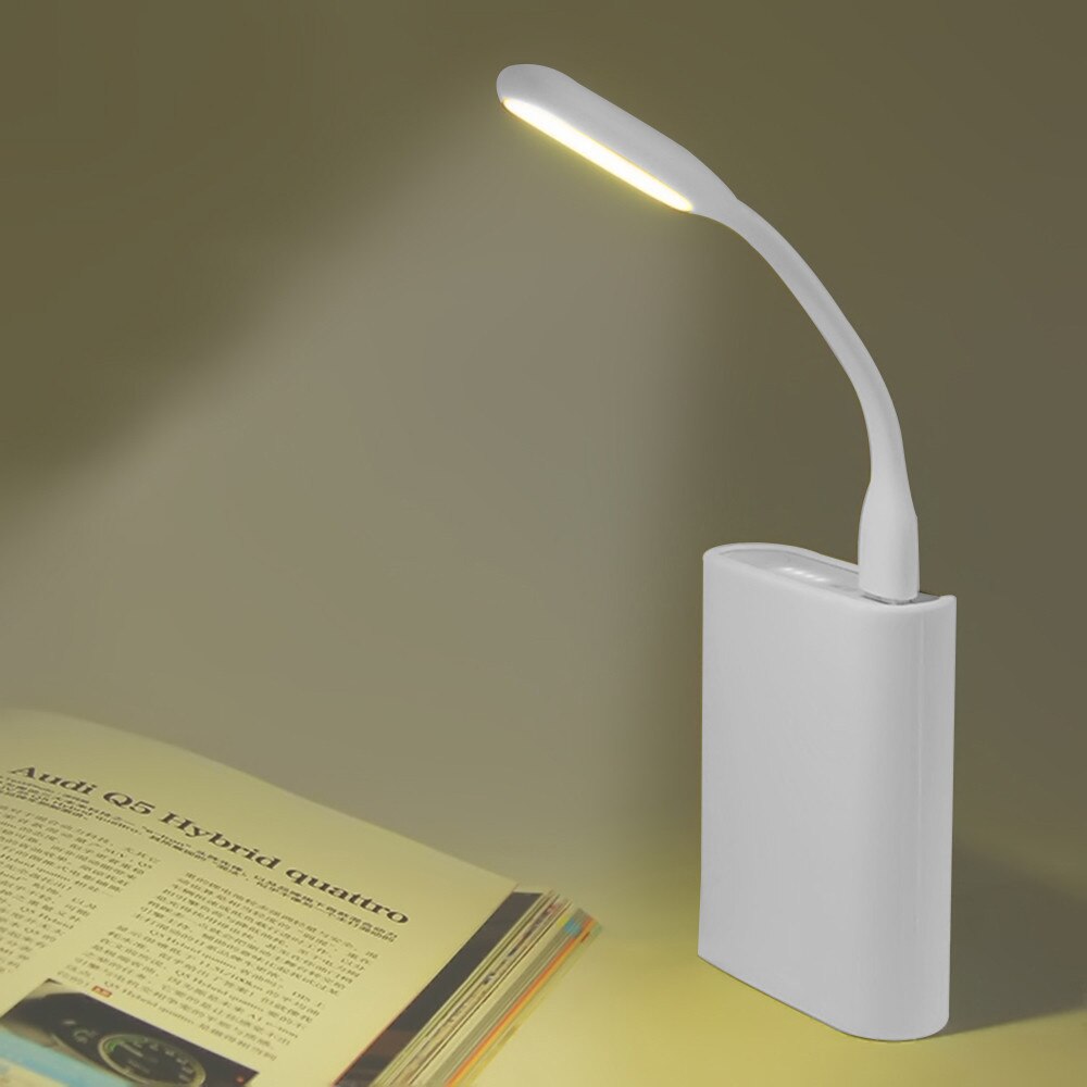 Mini USB Flexible LED Book Lamp 5V 1.2W Brightness Reading Lights Portable Easy Carrier Support for Computer Power Bank Laptop: changeable