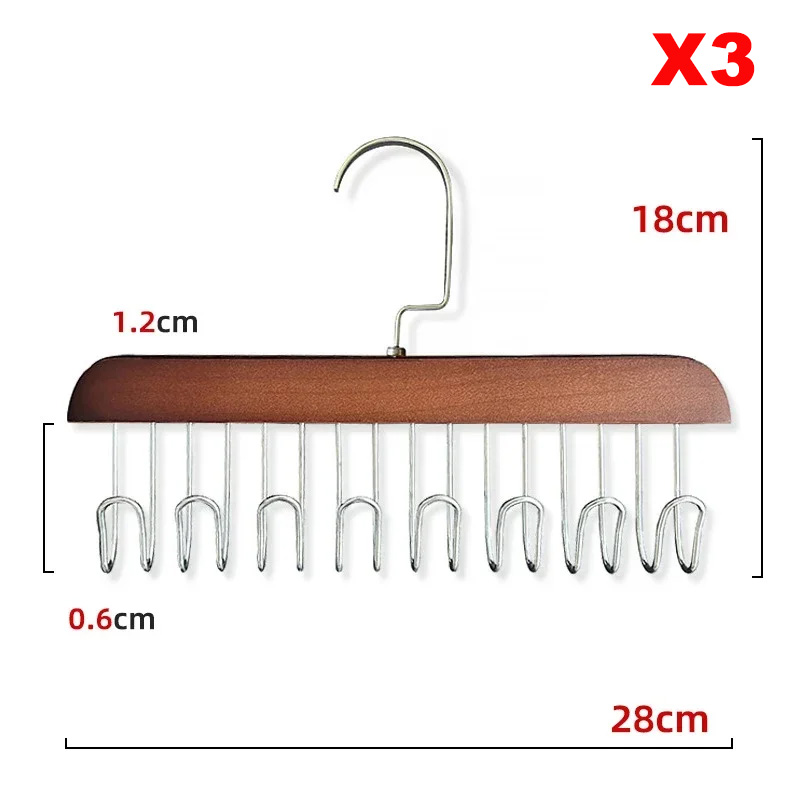 1pc/3pcs Multifunctionele Vrouwen Opslag Beha Hanger Stevig Duurzaam Thuis Garderobe Organizer voor Mannen Stropdas riem Vrouwen Beha Sling: Dark Gray