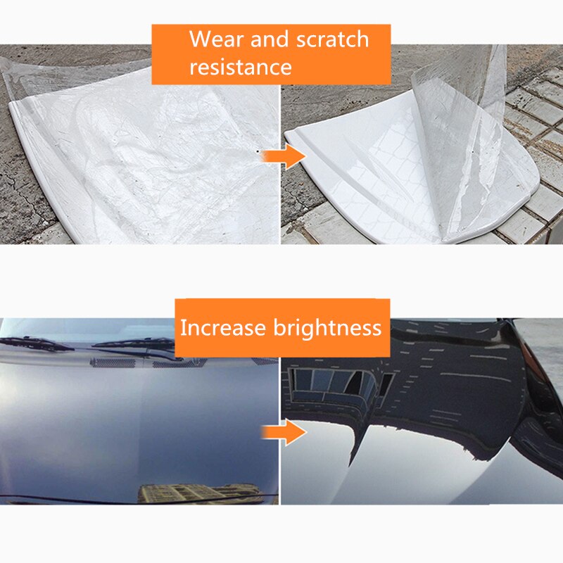 Car Invisible Car Clothing Protective Film Car Paint Scratch-Resistant Transparent 3-Layer Body Stickers Anti-Kick Film