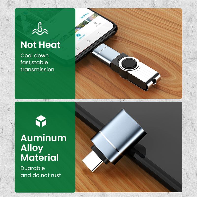 Type C Adapter Usb Type C Naar Usb 3.0 5Gbps High Speed Converter Telefoon Otg Kabel Voor Samsung Galaxy s8/S9 Macbook Pro
