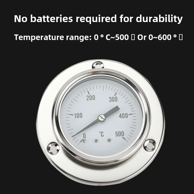 1Pc 150cm Oven Thermometer with Stainless Steel Probe (up To 600°C) Suitable for Kitchen Grill Oven Rust-proof and Durable