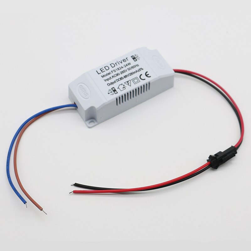 LED Netzteil 1W-24W 280mA Fahrer Adapter Mit SM Oder DC Stecker AC90-265V Beleuchtung Transformator Für LED-Tafel Licht Downlight: 1 zu 3W / SM Stecker