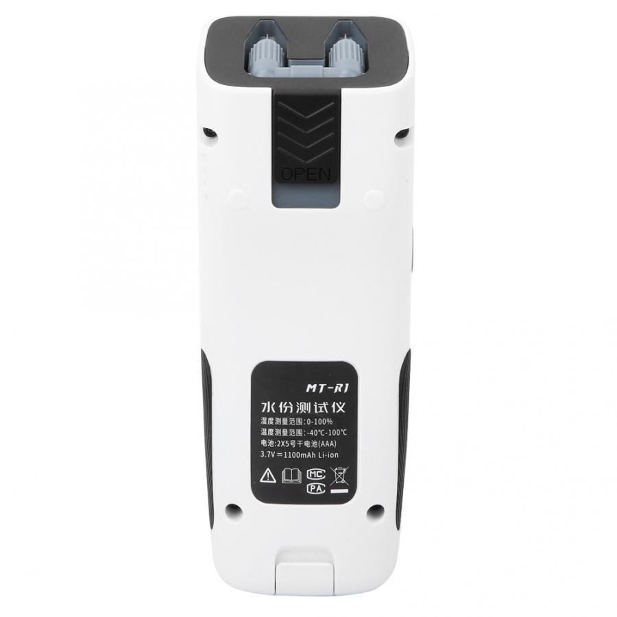 Mt -r1 draagbare 0-100%  zeer nauwkeurige vochtigheidsmeter en vochtmeter/detector testinstrument voor het testen van fruit, modder en bomen