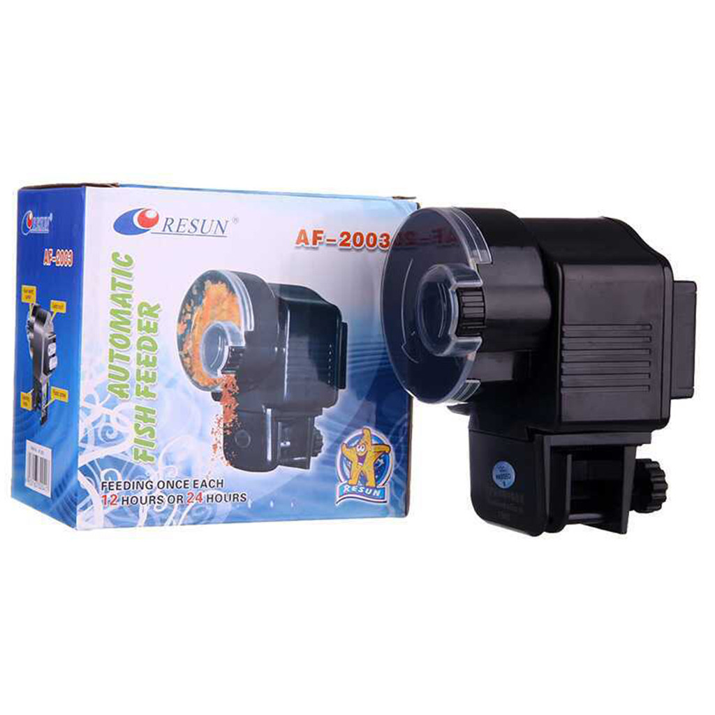 Digital Automatic Electrical Plastic Fish Tank Timer Feeder Home Aquarium Tank Food Feeding Portable Fish Auto Feeder Tools