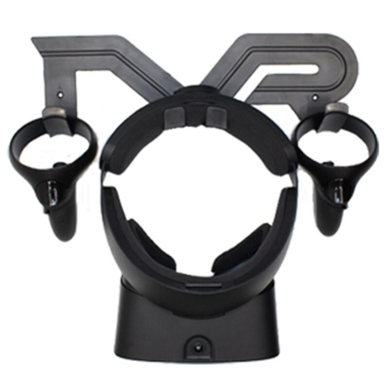 VR Headset Wall Mount - for Oculus Quest 2 Controller Stand - Virtual Reality Accessories Holder