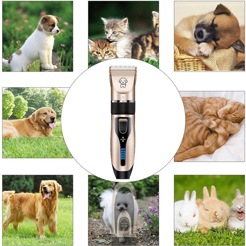 Dog Clipper Dog Grooming Clipper Electric Pets Hair Trimmers Shaver Shears for Dogs and Cats Dog Grooming Kit