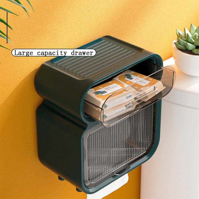 Wc Papier Rollen Halfter Papier Wasserdichte Zauberstab Montiert Lagerung Kasten Fach Gewebe Kasten Papier Handtuch Spender Halfter Schlecht